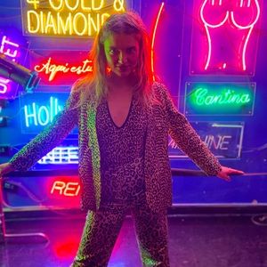 Sparkling Cheetah Blazer